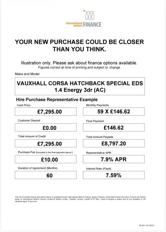 2018 Vauxhall Corsa 1.4 Energy 3dr [AC]