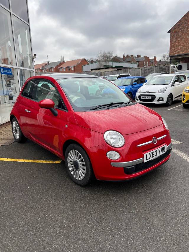 Fiat 500 1.2 Lounge 3dr Dualogic [Start Stop] Hatchback Petrol RED
